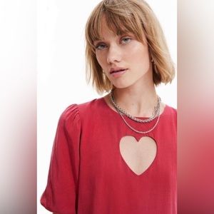 Desigual Heart Midi Dress